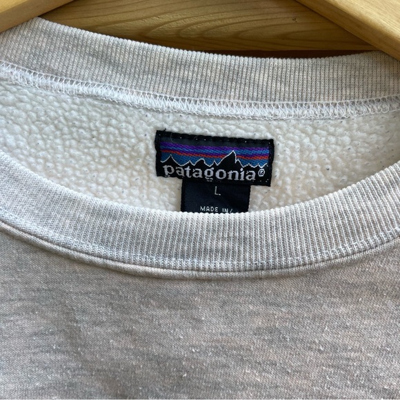 Vintage Patagonia Sherpa Lined Crewneck Sweatshirt Made in the USA - Picture 2 of 10